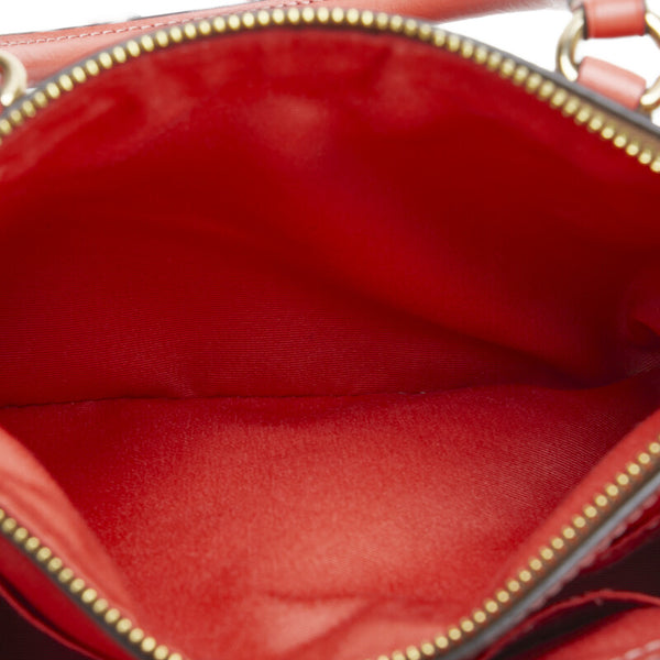 コーチ フラワー 花柄 ショルダーバッグ ハンドバッグ 2WAY F44961 ベージュ ブラウン PVC レザー レディース COACH 【中古】