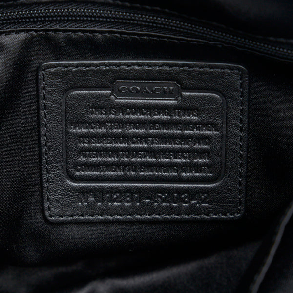 コーチ ショルダーバッグ ハンドバッグ 2WAY F20342 ブラック レザー レディース COACH 【中古】