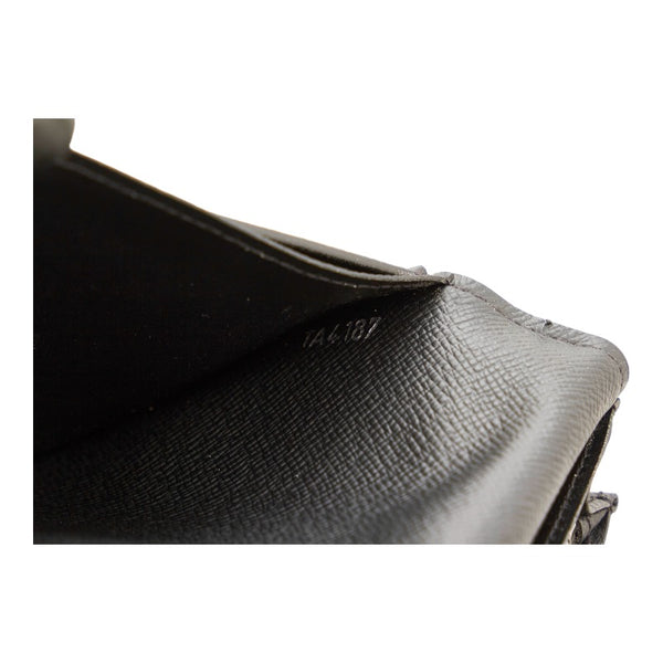 ルイ ヴィトン モノグラム エクリプス ポルトフォイユ ブラザ  長財布 M61697 ブラック PVC レザー メンズ LOUIS VUITTON 【中古】