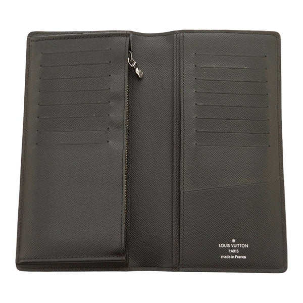 ルイ ヴィトン モノグラム エクリプス ポルトフォイユ ブラザ  長財布 M61697 ブラック PVC レザー メンズ LOUIS VUITTON 【中古】