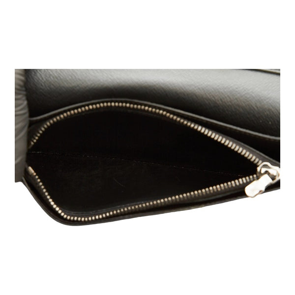 ルイ ヴィトン モノグラム エクリプス ポルトフォイユ ブラザ  長財布 M61697 ブラック PVC レザー メンズ LOUIS VUITTON 【中古】