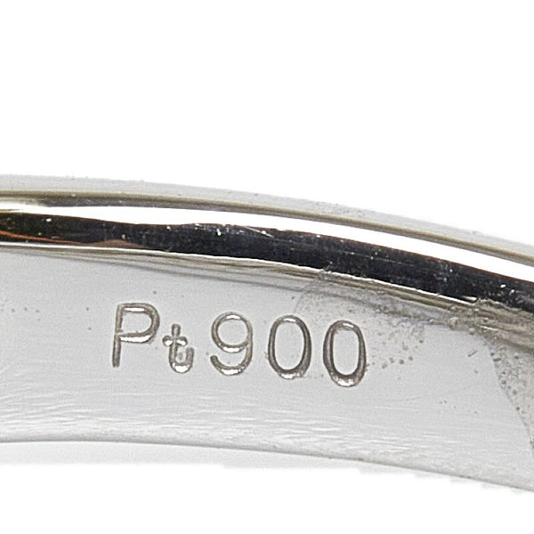 Pt900 プラチナ インペリアルトパーズ1.41ct ダイヤ0.44ct リング 指輪 レディース 12号 【中古】