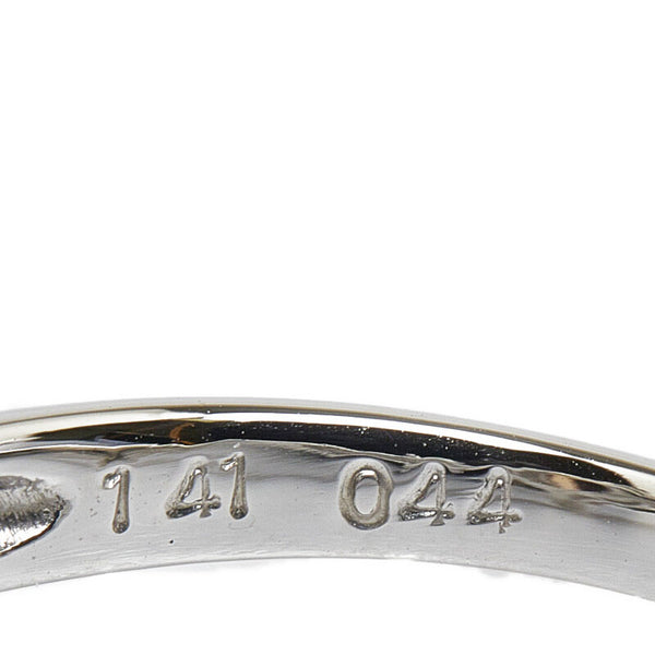 Pt900 プラチナ インペリアルトパーズ1.41ct ダイヤ0.44ct リング 指輪 レディース 12号 【中古】