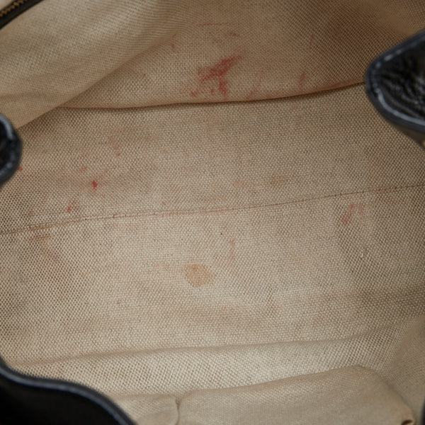 グッチ ソーホー タッセル チェーン ショルダーバッグ 308982 ブラック レザー レディース GUCCI 【中古】