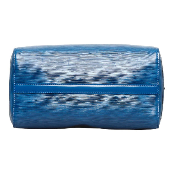 ルイ ヴィトン エピ スピーディ30 ハンドバッグ ミニボストンバッグ M43005 トレドブルー レザー レディース LOUIS VUITTON 【中古】