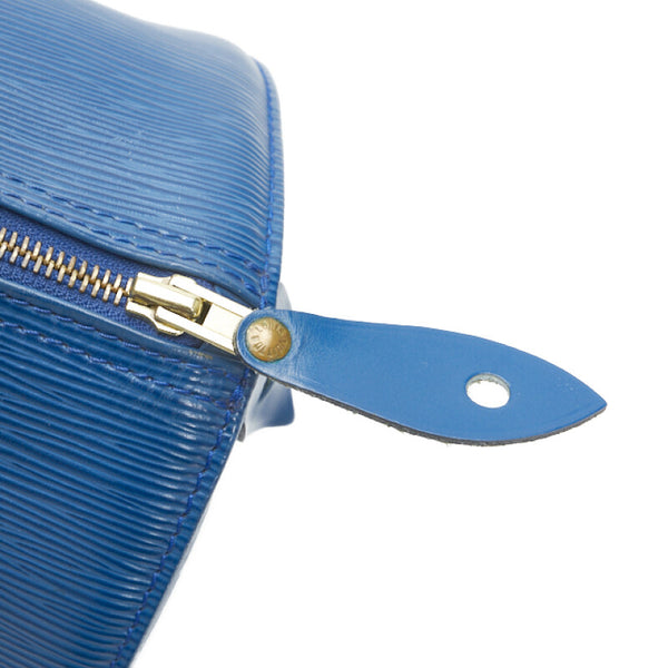 ルイ ヴィトン エピ スピーディ30 ハンドバッグ ミニボストンバッグ M43005 トレドブルー レザー レディース LOUIS VUITTON 【中古】