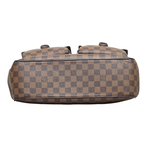 ルイ ヴィトン ダミエ ユゼス ハンドバッグ トートバッグ N51128 ブラウン PVC レザー レディース LOUIS VUITTON 【中古】