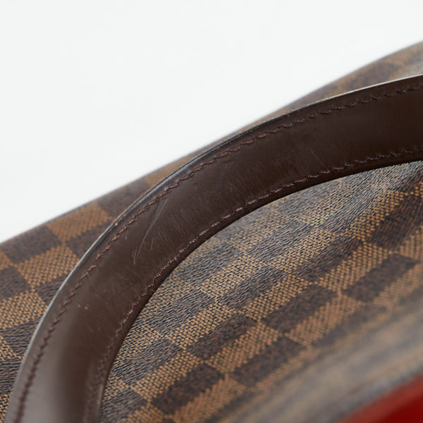 ルイ ヴィトン ダミエ ユゼス ハンドバッグ トートバッグ N51128 ブラウン PVC レザー レディース LOUIS VUITTON 【中古】