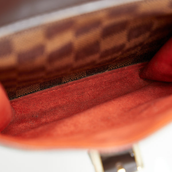 ルイ ヴィトン ダミエ ユゼス ハンドバッグ トートバッグ N51128 ブラウン PVC レザー レディース LOUIS VUITTON 【中古】
