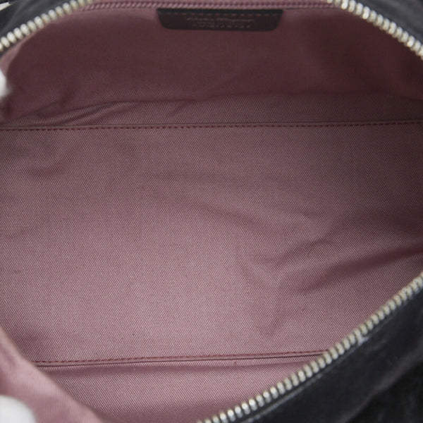 サルヴァトーレフェラガモ ショルダーバッグ ワンショルダーバッグ ブラック スウェード フェイクファー レディース Salvatore Ferragamo 【中古】