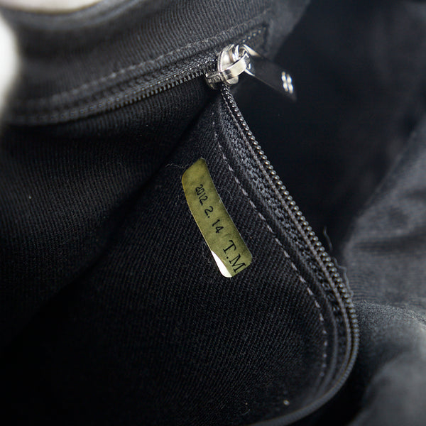 シャネル ココマーク ハーフムーン チェーンショルダーバッグ  ブラック キャビアスキン レディース CHANEL 【中古】