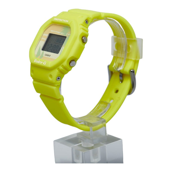 カシオ Gショック Baby-G 80’s ビーチカラーズ 腕時計 BGD-560BC クオーツ オレンジ文字盤 樹脂系 レディース CASIO 【中古】