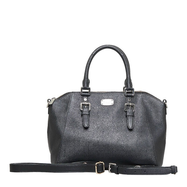 マイケルコース ショルダーバッグ ハンドバッグ 2WAY ブラック レザー レディース Michael Kors 【中古】