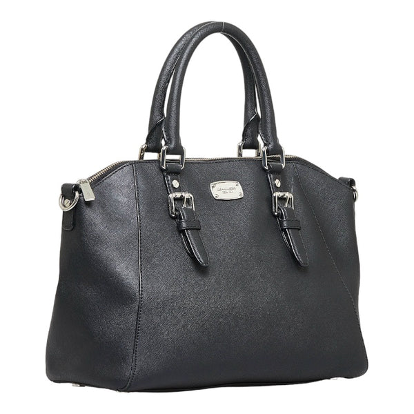 マイケルコース ショルダーバッグ ハンドバッグ 2WAY ブラック レザー レディース Michael Kors 【中古】