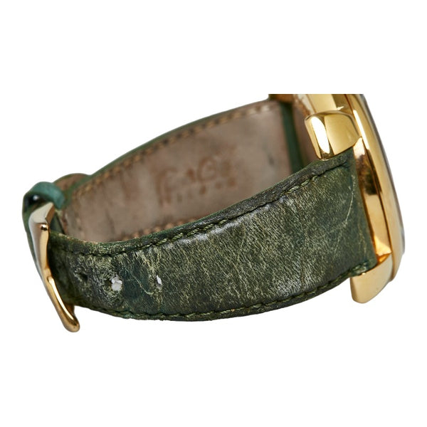 ガガ ミラノ マヌアーレ48MM 腕時計 手巻き グリーン文字盤 ステンレススチール メンズ Gaga Milano 【中古】