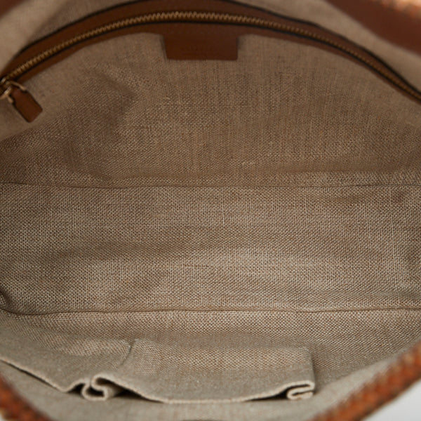 グッチ マラケシュ タッセル ワンショルダーバッグ 257026 ブラウン レザー レディース GUCCI 【中古】