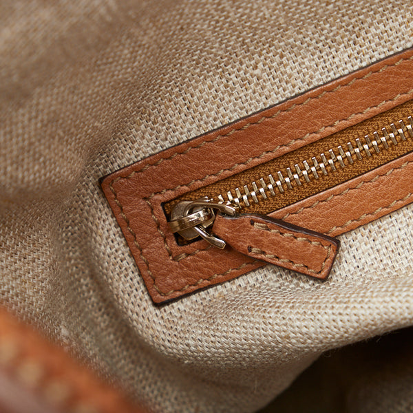 グッチ マラケシュ タッセル ワンショルダーバッグ 257026 ブラウン レザー レディース GUCCI 【中古】