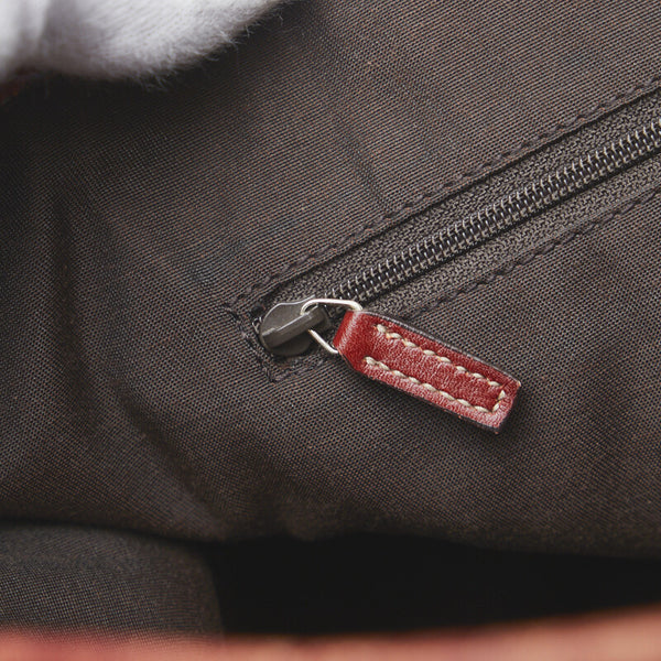 グッチ グッチシマ ハンドバッグ トートバッグ 297435 カーキ ブラウン キャンバス レザー レディース GUCCI 【中古】