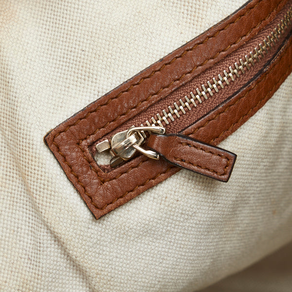 グッチ トートバッグ ハンドバッグ 323673 ブラウン レザー レディース GUCCI 【中古】