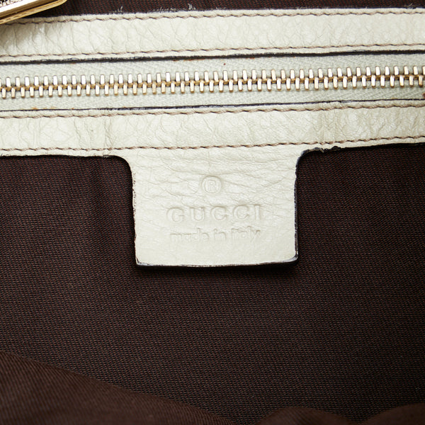 グッチ GGキャンバス シャルロッテ ショルダーバッグ ワンショルダーバッグ 203506 ブラウン ホワイト レザー レディース GUCCI 【中古】