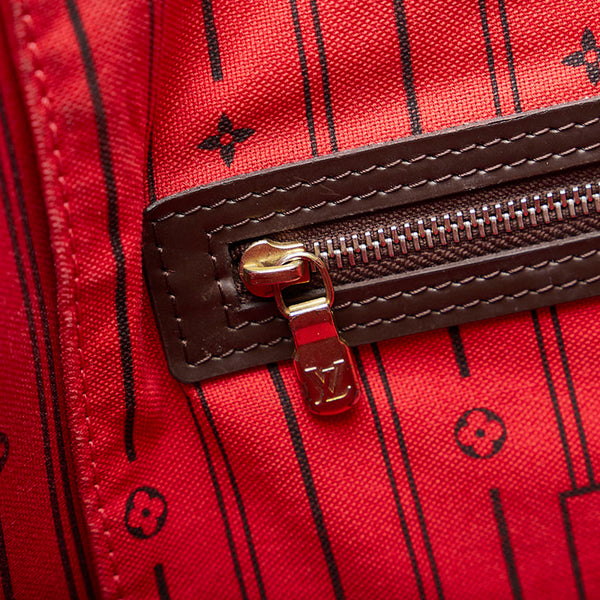 ルイ ヴィトン ダミエ ネヴァーフルGM トートバッグ ハンドバッグ N51106 ブラウン PVC レザー レディース LOUIS VUITTON 【中古】