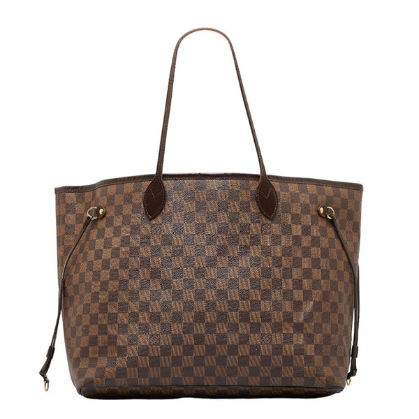 ルイ ヴィトン ダミエ ネヴァーフルGM トートバッグ ハンドバッグ N51106 ブラウン PVC レザー レディース LOUIS VUITTON 【中古】