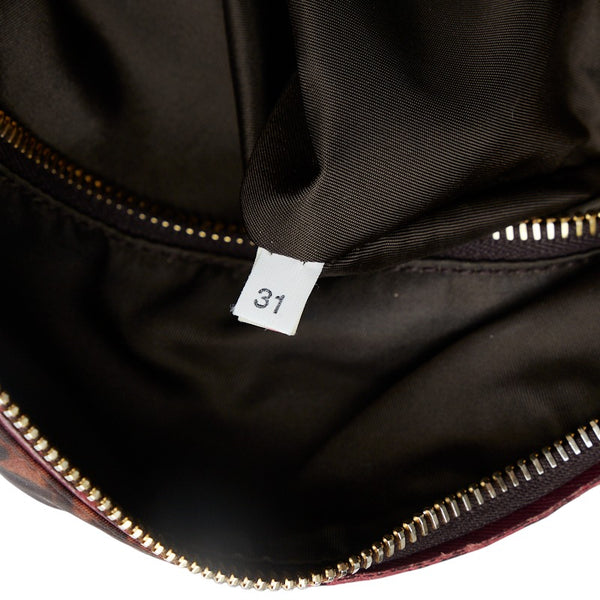 プラダ ハンドバッグ ミニボストンバッグ BL0567 ピンク マルチカラー ナイロン レザー レディース PRADA 【中古】
