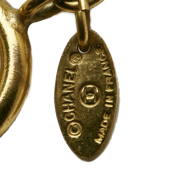 シャネル ココマーク CC ラウンド ネックレス ゴールド メッキ レディース CHANEL 【中古】