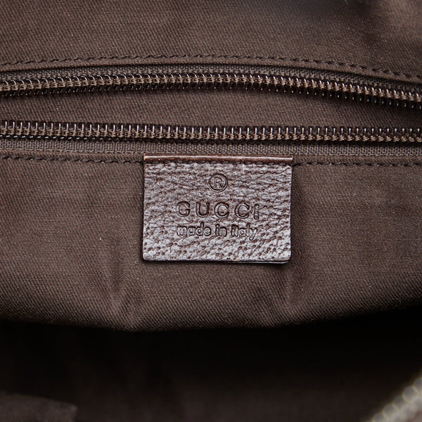 グッチ GGキャンバス 斜め掛け ショルダーバッグ 122790 ベージュ キャンバス レザー レディース GUCCI 【中古】