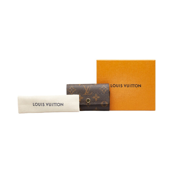ルイ ヴィトン モノグラム ミュルティクレ6 キーケース M60701 ブラウン フューシャ PVC レザー レディース LOUIS VUITTON 【中古】