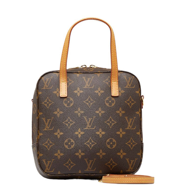 ルイ ヴィトン モノグラム スポンティーニ ハンドバッグ ショルダーバッグ 2WAY M47500 ブラウン PVC レザー レディース LOUIS VUITTON 【中古】