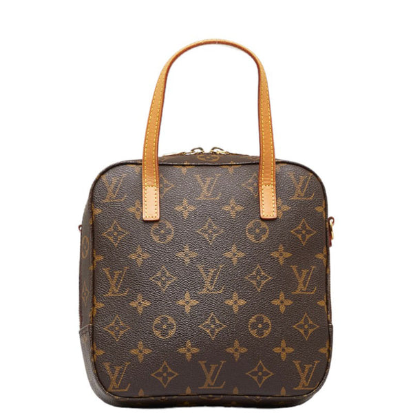 ルイ ヴィトン モノグラム スポンティーニ ハンドバッグ ショルダーバッグ 2WAY M47500 ブラウン PVC レザー レディース LOUIS VUITTON 【中古】