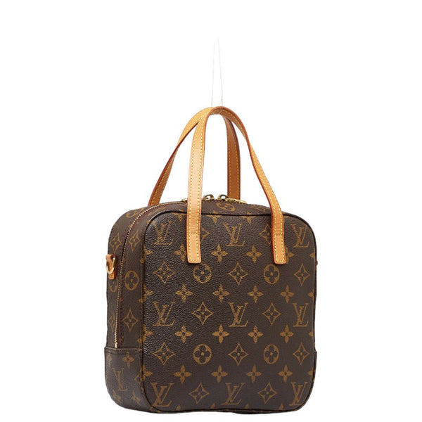 ルイ ヴィトン モノグラム スポンティーニ ハンドバッグ ショルダーバッグ 2WAY M47500 ブラウン PVC レザー レディース LOUIS VUITTON 【中古】