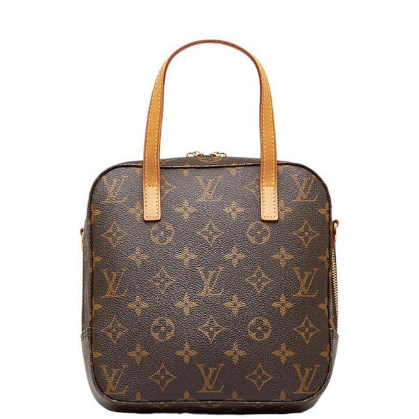 ルイ ヴィトン モノグラム スポンティーニ ハンドバッグ ショルダーバッグ 2WAY M47500 ブラウン PVC レザー レディース LOUIS VUITTON 【中古】