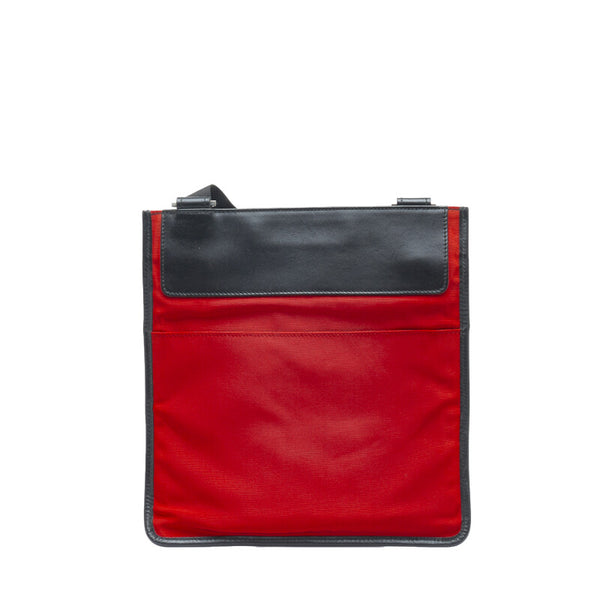 グッチ 斜め掛け ショルダーバッグ 019 0348 レッド ブラック キャンバス レザー レディース GUCCI 【中古】