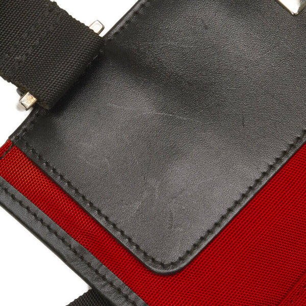 グッチ 斜め掛け ショルダーバッグ 019 0348 レッド ブラック キャンバス レザー レディース GUCCI 【中古】