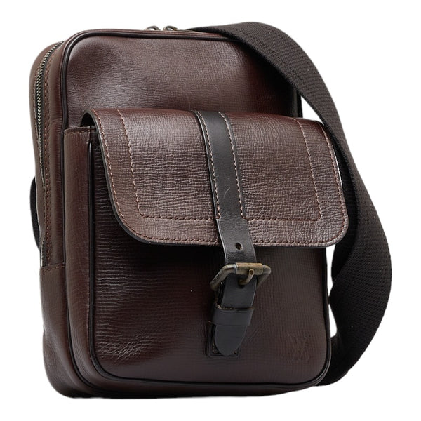 ルイ ヴィトン イロクワ 斜め掛け ショルダーバッグ M92534 カフェ ブラウン レザー メンズ LOUIS VUITTON 【中古】