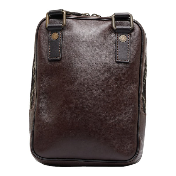 ルイ ヴィトン イロクワ 斜め掛け ショルダーバッグ M92534 カフェ ブラウン レザー メンズ LOUIS VUITTON 【中古】