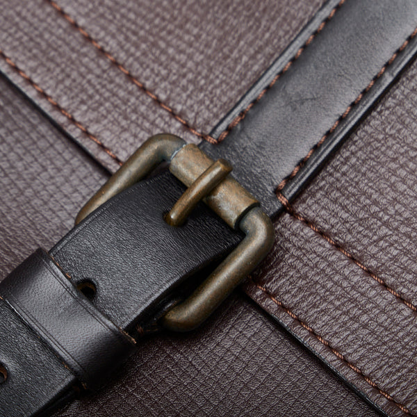 ルイ ヴィトン イロクワ 斜め掛け ショルダーバッグ M92534 カフェ ブラウン レザー メンズ LOUIS VUITTON 【中古】