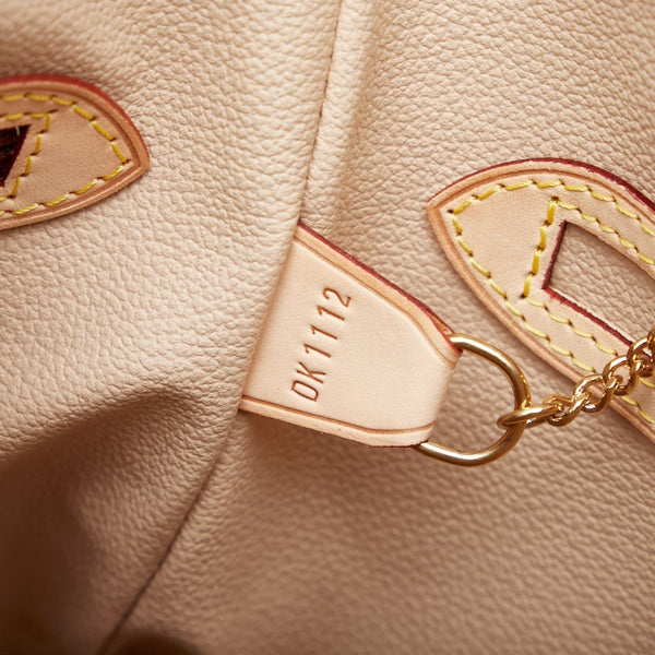 ルイ ヴィトン モノグラム プチ バケットPM トートバッグ ショルダーバッグ M42238 ブラウン PVC レザー レディース LOUIS VUITTON 【中古】