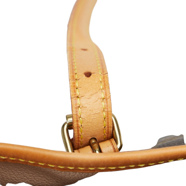 ルイ ヴィトン モノグラム プチ バケットPM トートバッグ ショルダーバッグ M42238 ブラウン PVC レザー レディース LOUIS VUITTON 【中古】