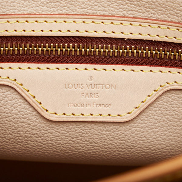 ルイ ヴィトン モノグラム プチ バケットPM トートバッグ ショルダーバッグ M42238 ブラウン PVC レザー レディース LOUIS VUITTON 【中古】