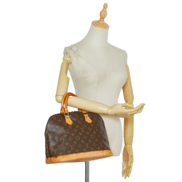 ルイ ヴィトン モノグラム アルマPM ハンドバッグ M51130 ブラウン PVC レザー レディース LOUIS VUITTON 【中古】
