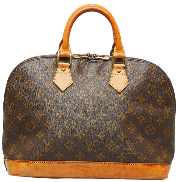 ルイ ヴィトン モノグラム アルマPM ハンドバッグ M51130 ブラウン PVC レザー レディース LOUIS VUITTON 【中古】