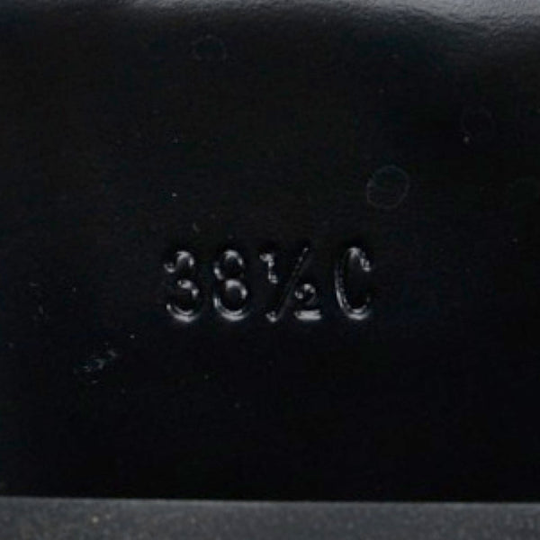 シャネル ココマーク パンプス ブラック ベージュ レザー レディース CHANEL 【中古】