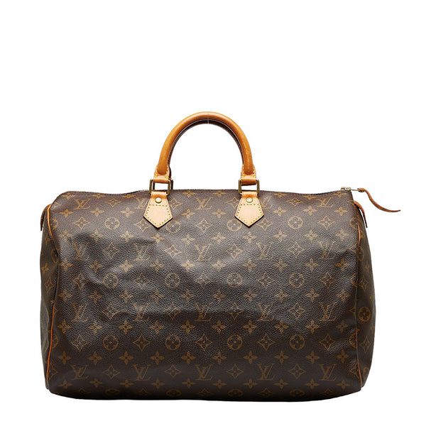 ルイ ヴィトン モノグラム スピーディ40 ハンドバッグ ボストンバッグ M41522 ブラウン PVC レザー レディース LOUIS VUITTON 【中古】