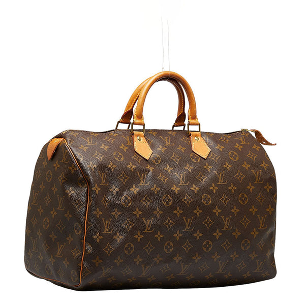 ルイ ヴィトン モノグラム スピーディ40 ハンドバッグ ボストンバッグ M41522 ブラウン PVC レザー レディース LOUIS VUITTON 【中古】