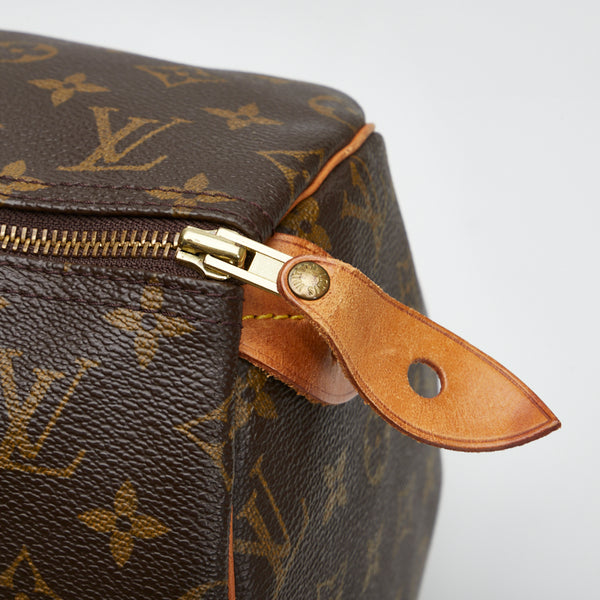 ルイ ヴィトン モノグラム スピーディ40 ハンドバッグ ボストンバッグ M41522 ブラウン PVC レザー レディース LOUIS VUITTON 【中古】
