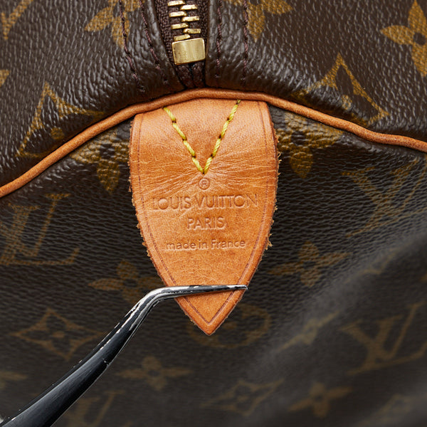 ルイ ヴィトン モノグラム スピーディ40 ハンドバッグ ボストンバッグ M41522 ブラウン PVC レザー レディース LOUIS VUITTON 【中古】