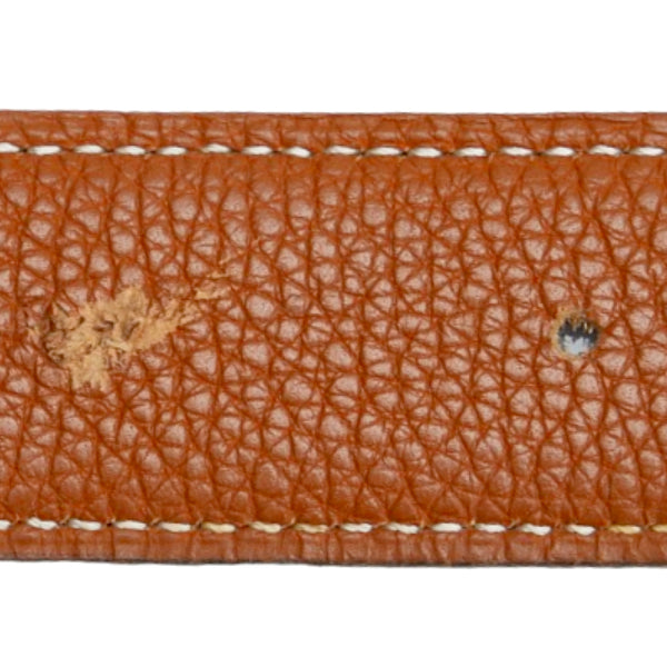 エルメス コンスタンス H リバーシブル ベルト ブラック  ブラウン ゴールド レザー レディース HERMES 【中古】